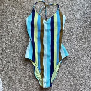 AE Strappy Back One Piece Swimsuit - M